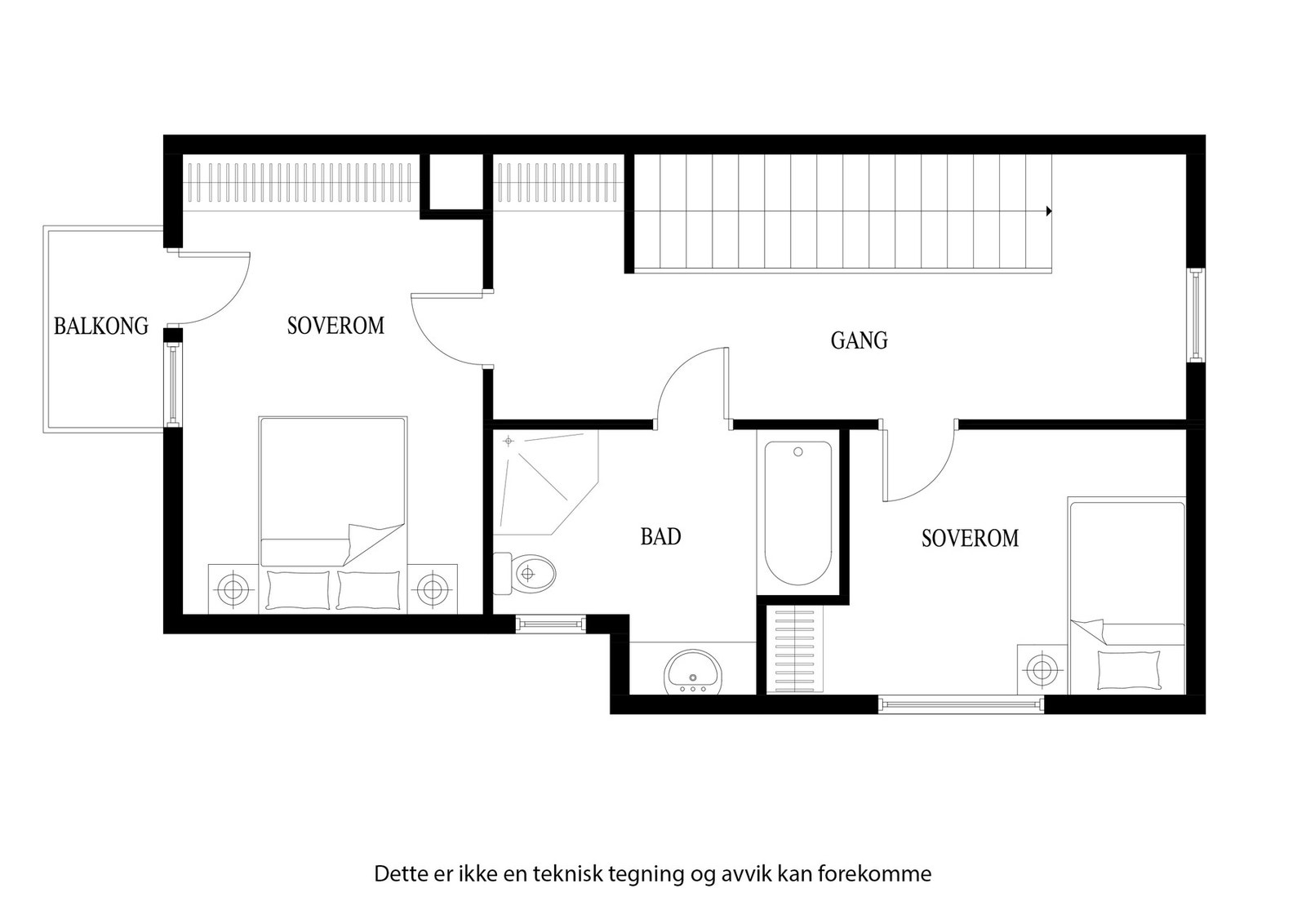 Plantegning - 2 . etasje Galleribilde
