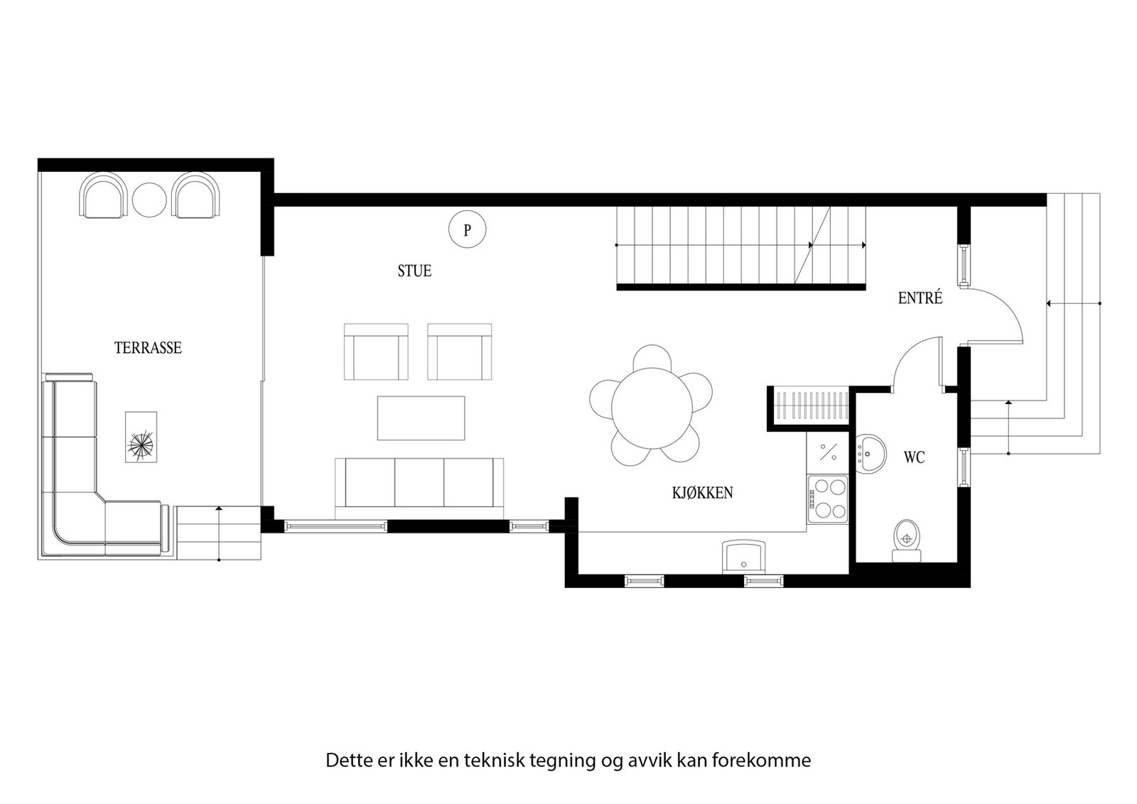 Plantegning - 1. etasje Galleribilde