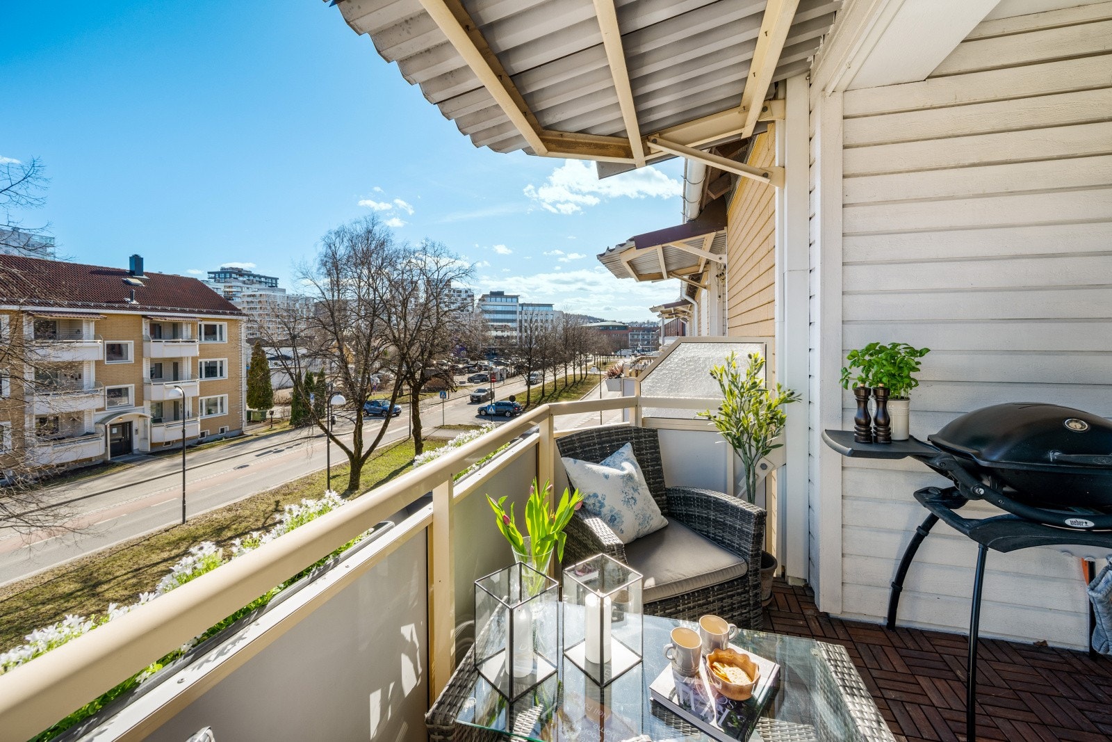 En fin uteplass for å nyte fine dager. Galleribilde