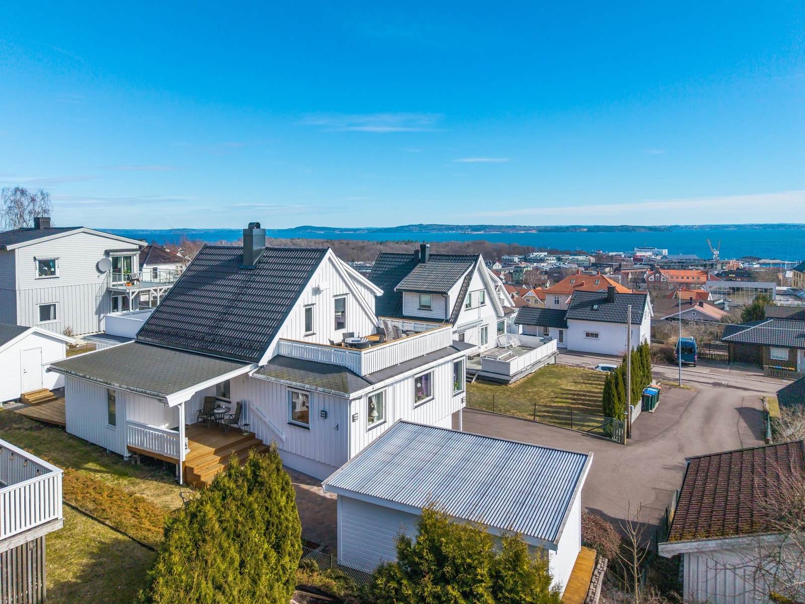 Beliggende rolig og barnevennlig i enden av en stikkvei Galleribilde