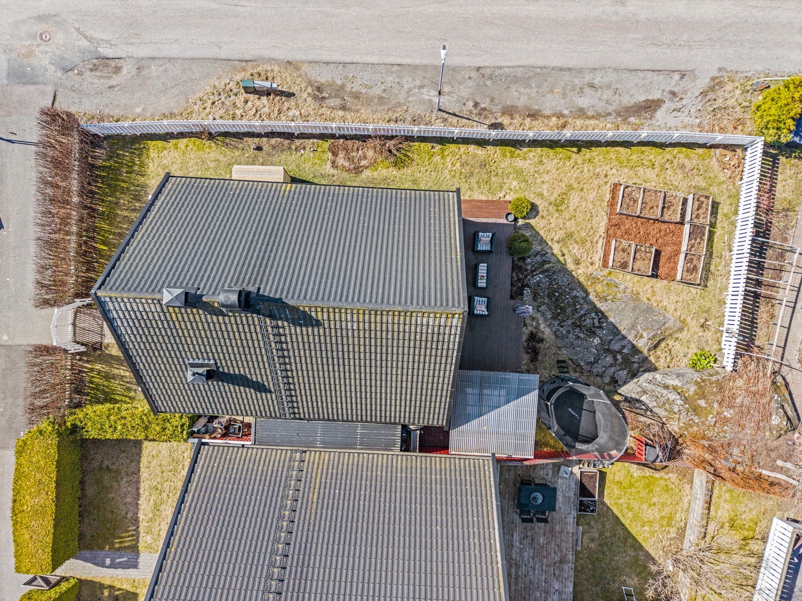 Boligen fra fugleperspektiv. Galleribilde