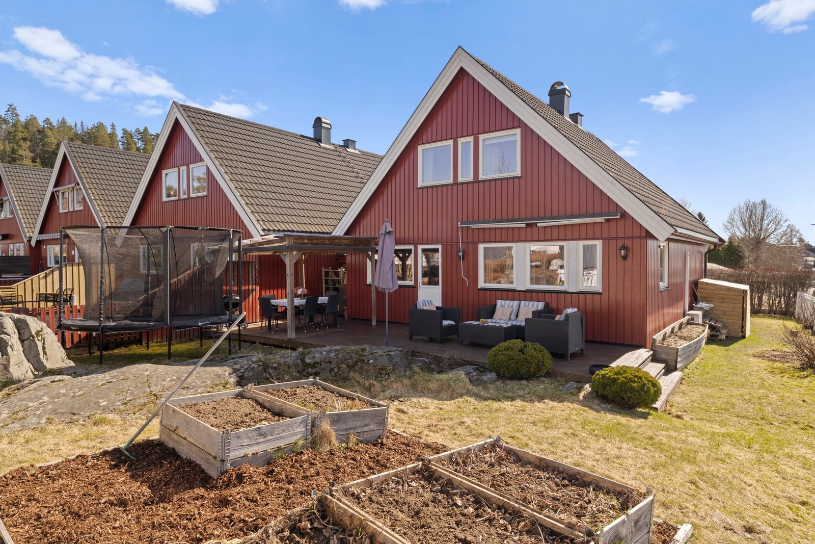 Gode muligheter for hagebruk for den med grønne fingre. Galleribilde
