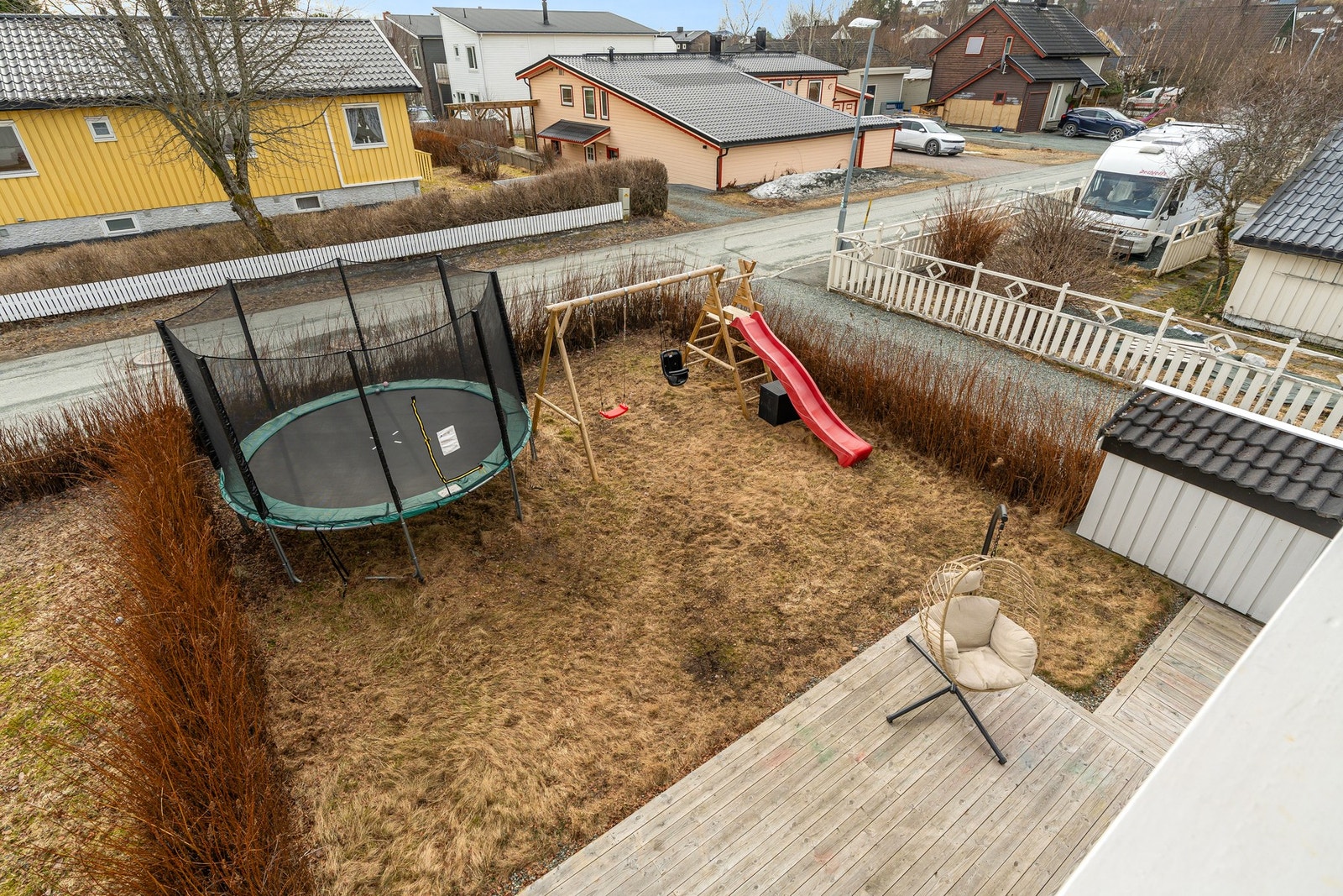 Utsikt fra soveromsbalkongen. Galleribilde