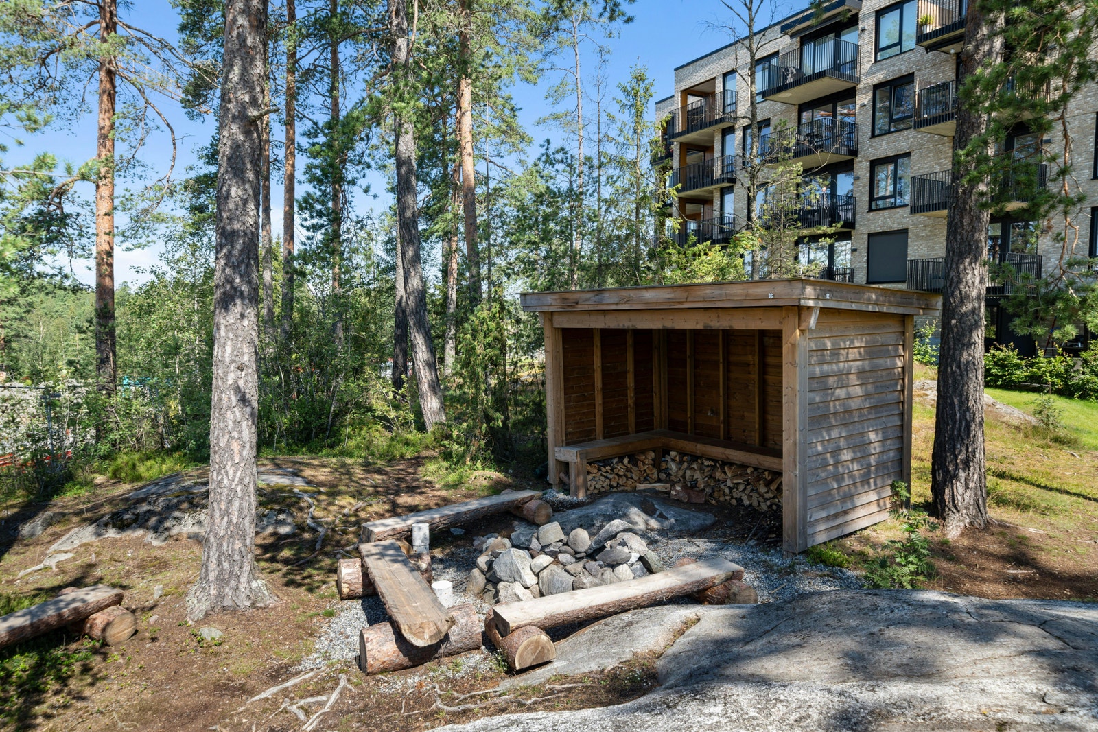 På tunet finnes det Gapahauk Galleribilde