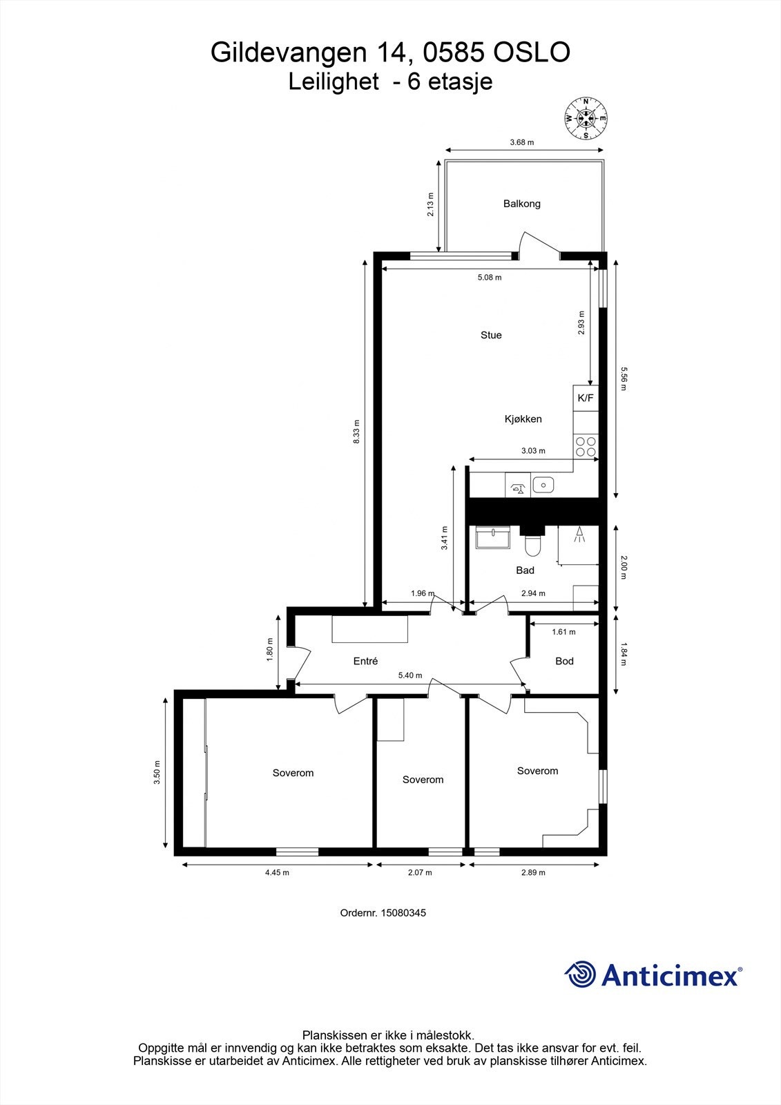 Plantegning Galleribilde