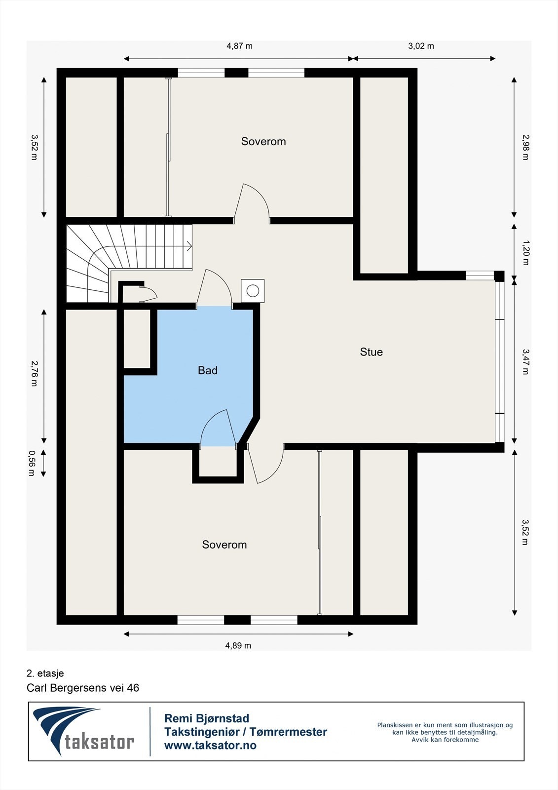 PLANTEGNING 2. ETASJE Galleribilde