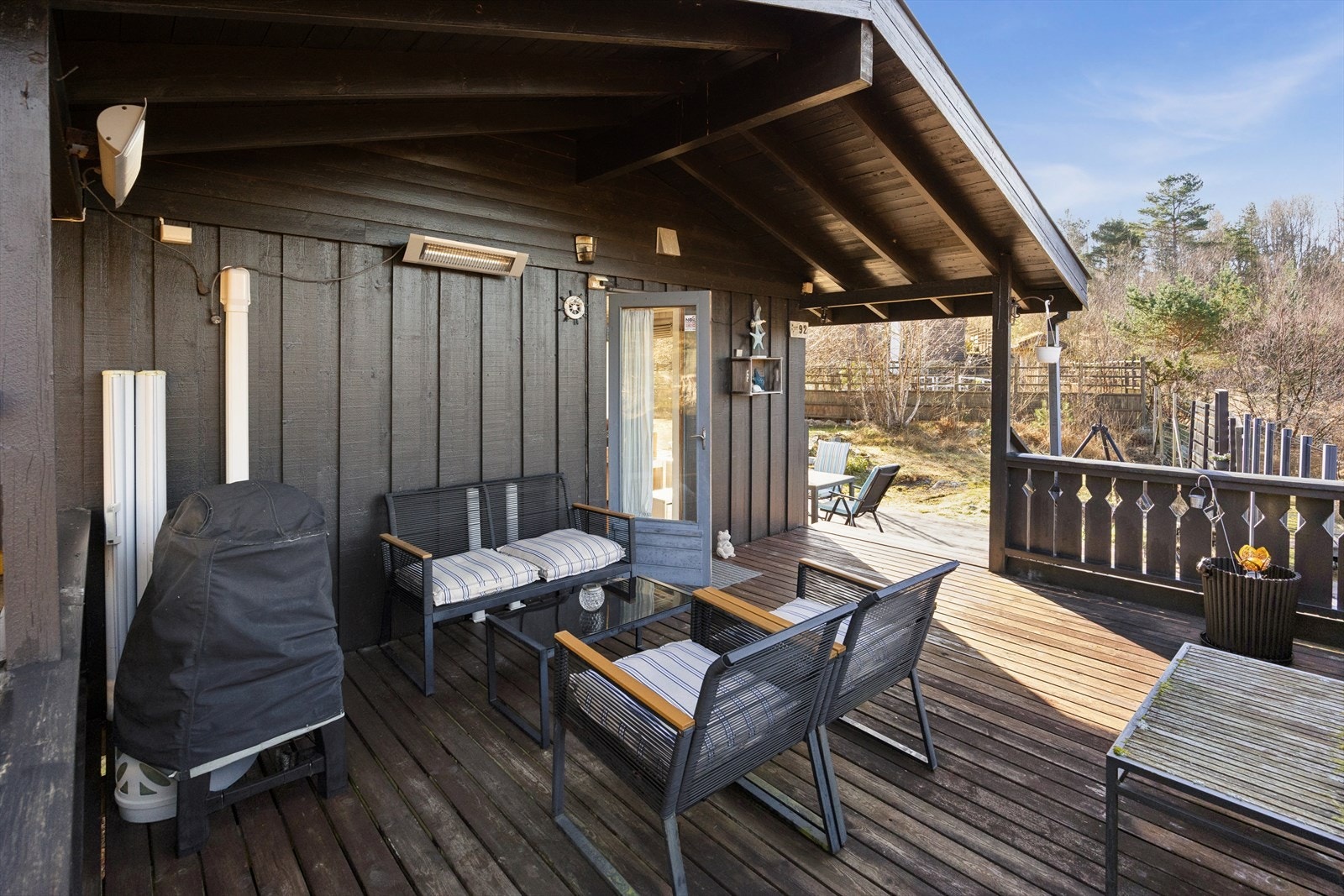 Terrassevarmer forlenger sesongen og gjør det mulig å sitte ute på kjølige kvelder! Galleribilde