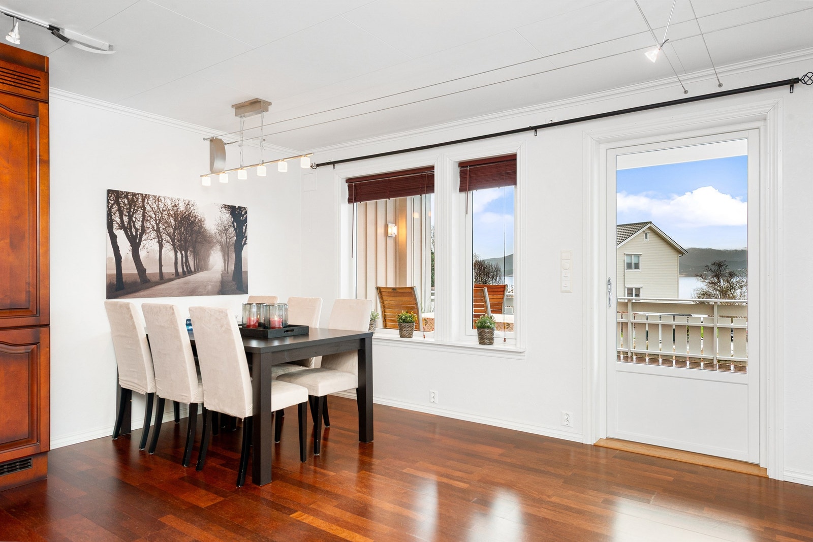 Utgang til terrasse fra stue/kjøkken Galleribilde