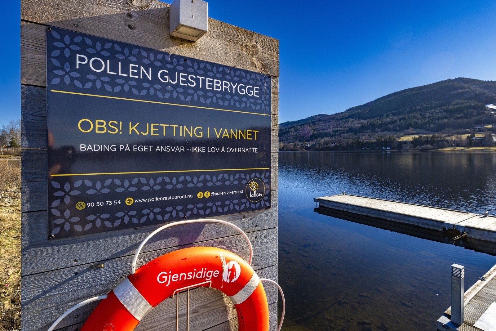 Like ved finner du også en gjestebrygge, som gjør området ekstra innbydende for båtfolk og besøkende. Galleribilde