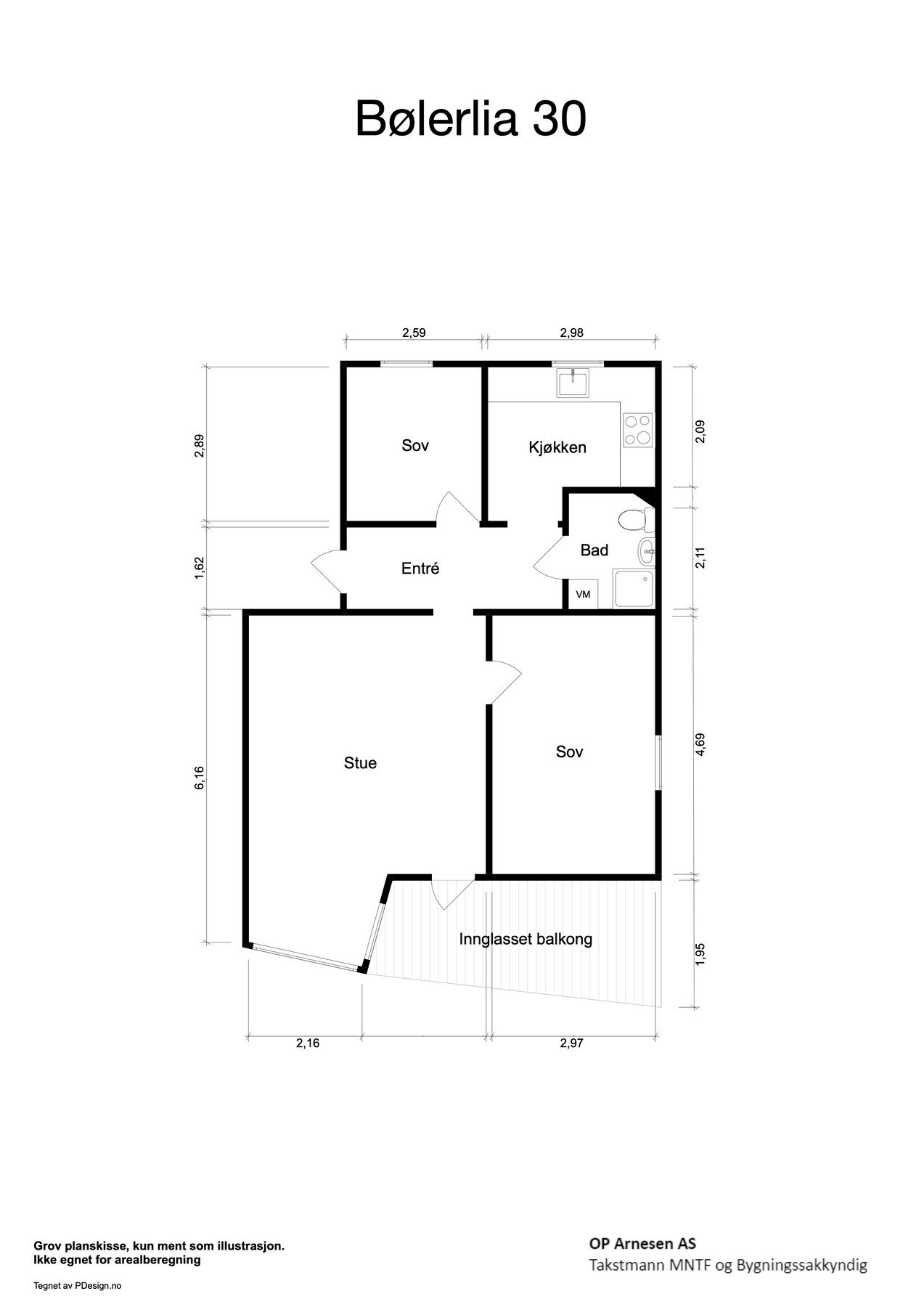 Planskisse - ikke målbar. Avvik kan forekomme. Galleribilde