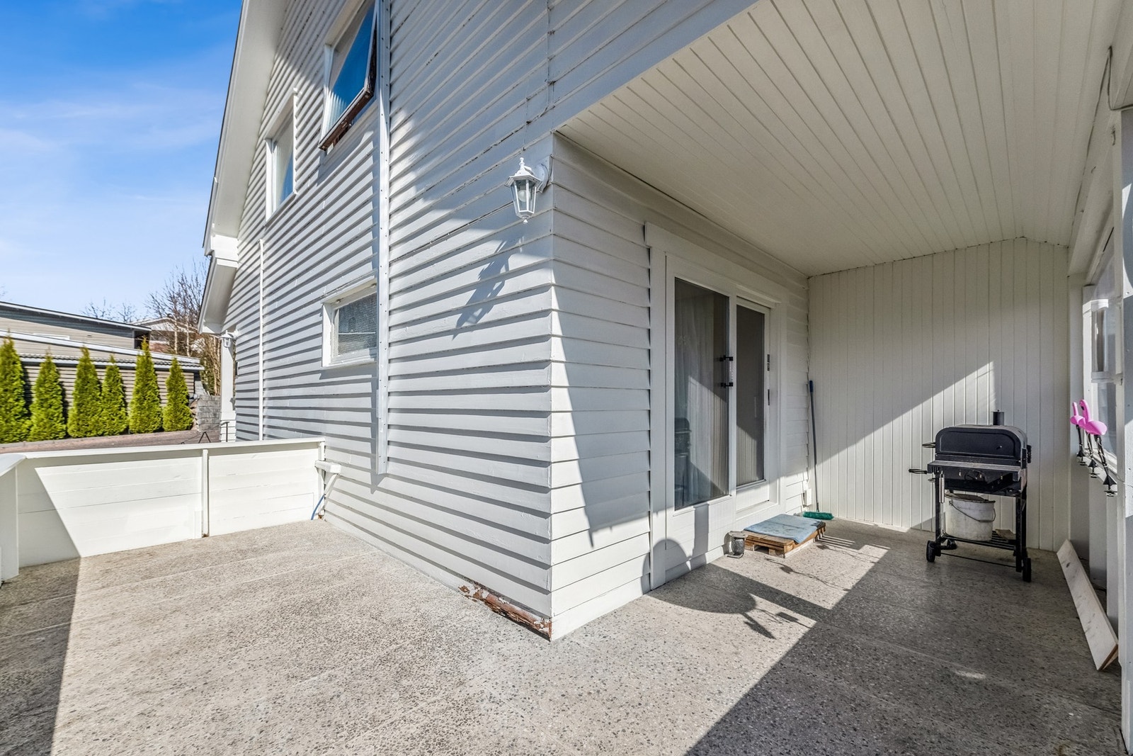 Terrasse med gode solforhold. Galleribilde