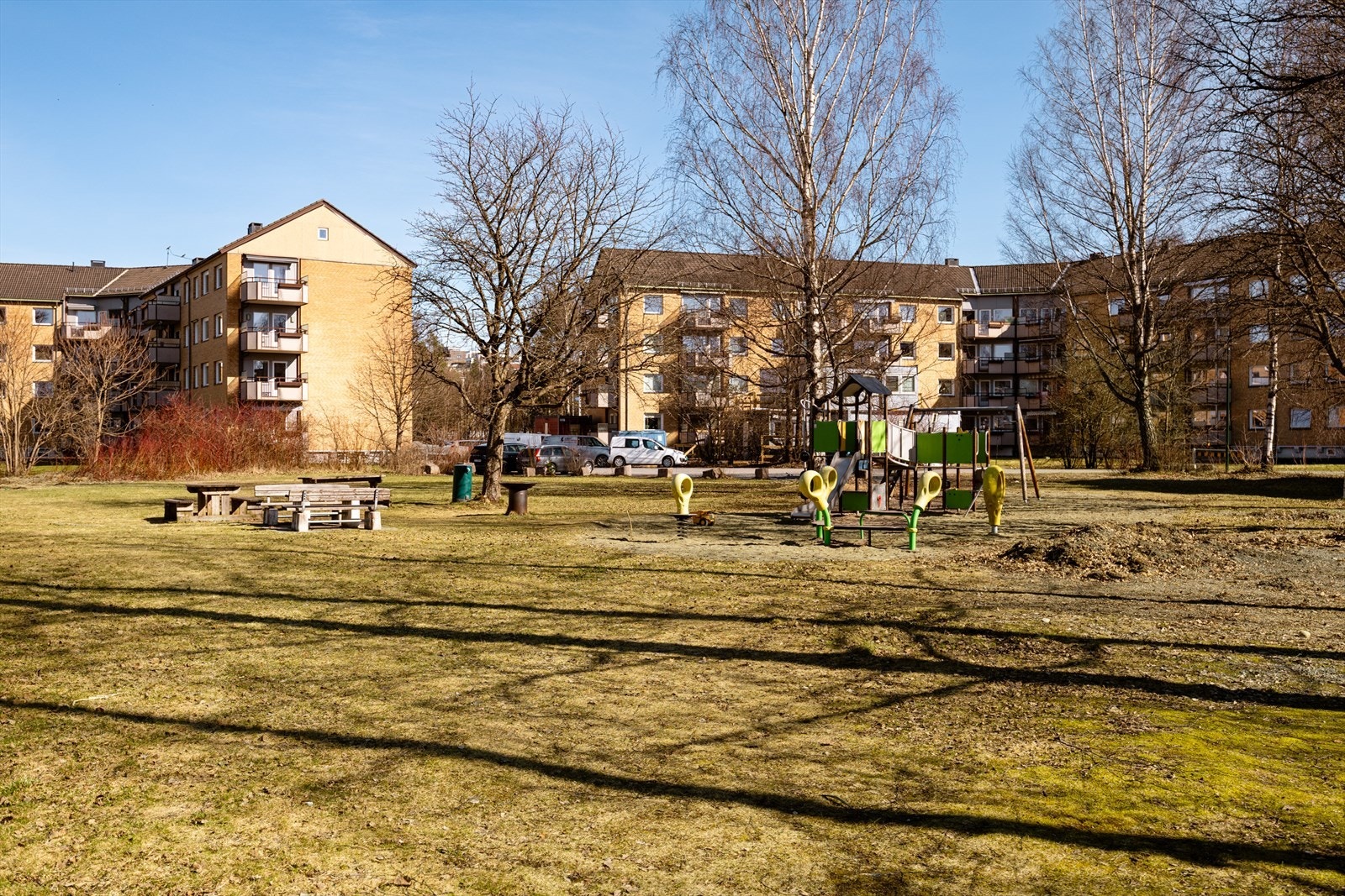 Områdene rundt byr på hyggelige parker og lekeplasser for de minste. Galleribilde