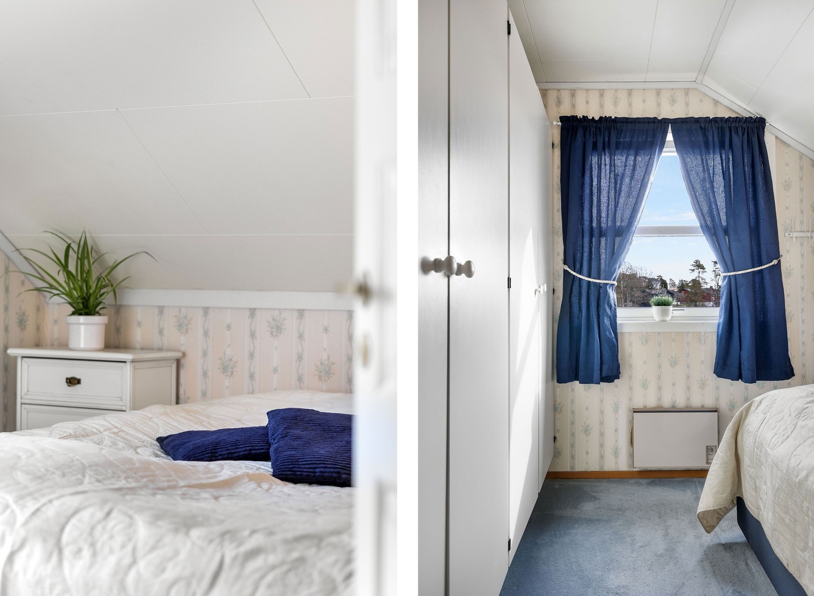 Lyst og hyggelig soverom. Galleribilde