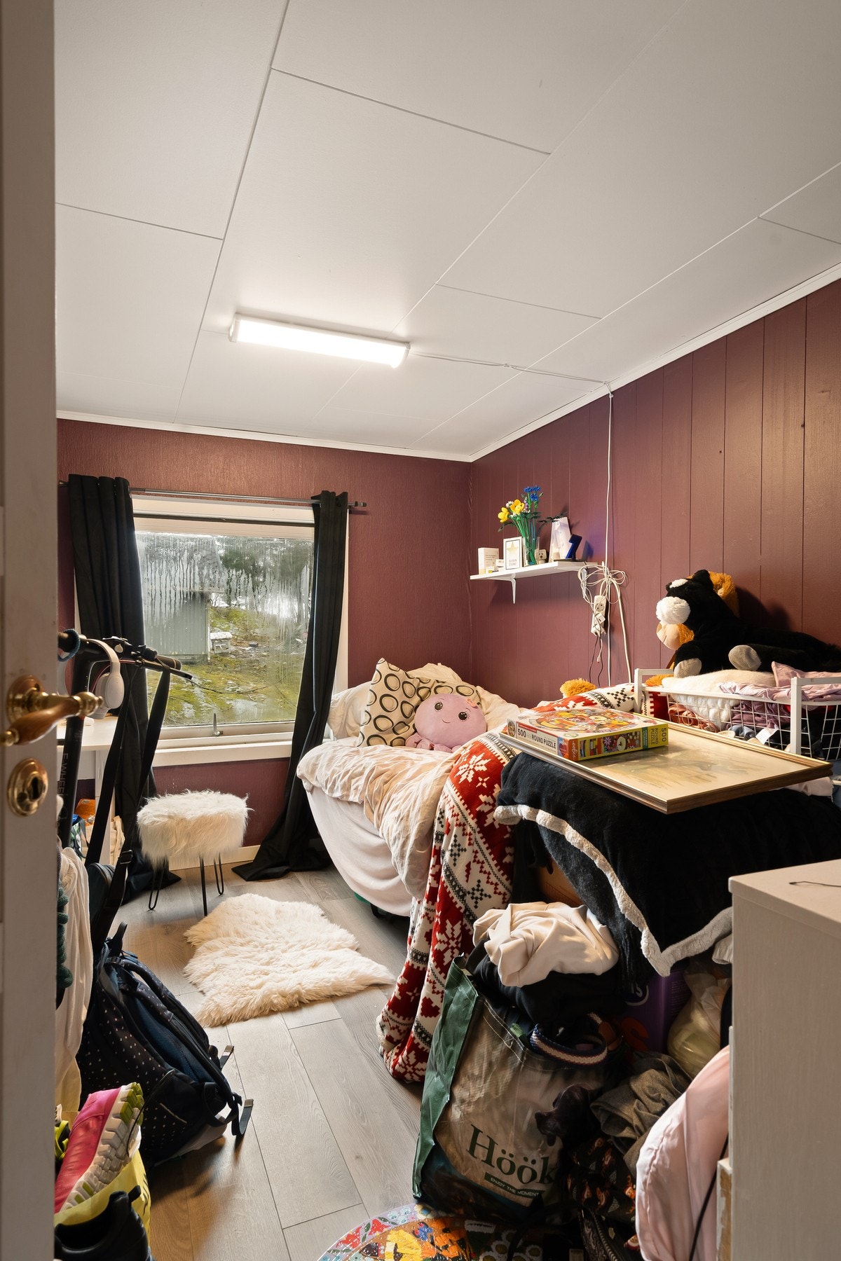Rom innredet som soverom. Galleribilde