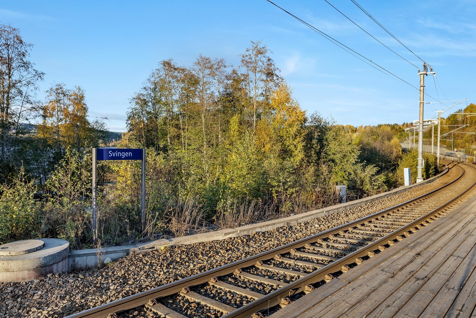 Fra Svingen stasjon går toget via Lillestrøm direkte inn til Oslo S. Galleribilde