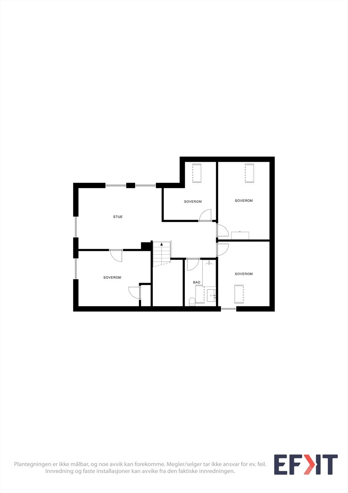 Plantegning 2. etg Galleribilde