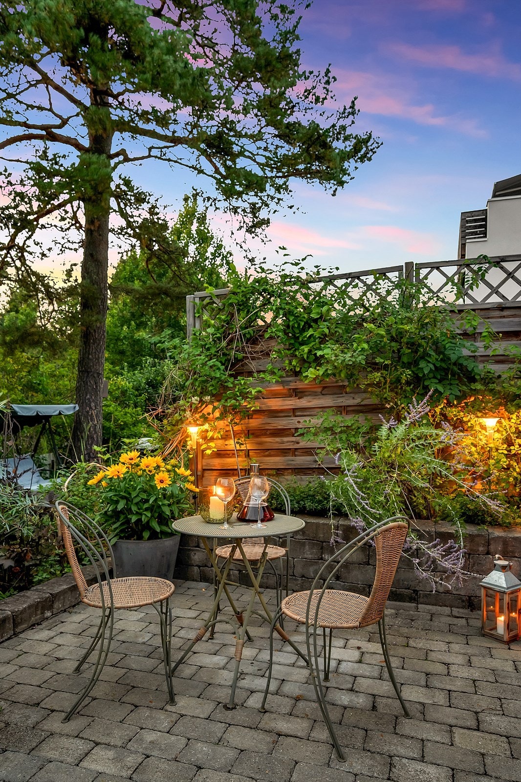 Fin og romlig terrasse på 24 kvm. Galleribilde