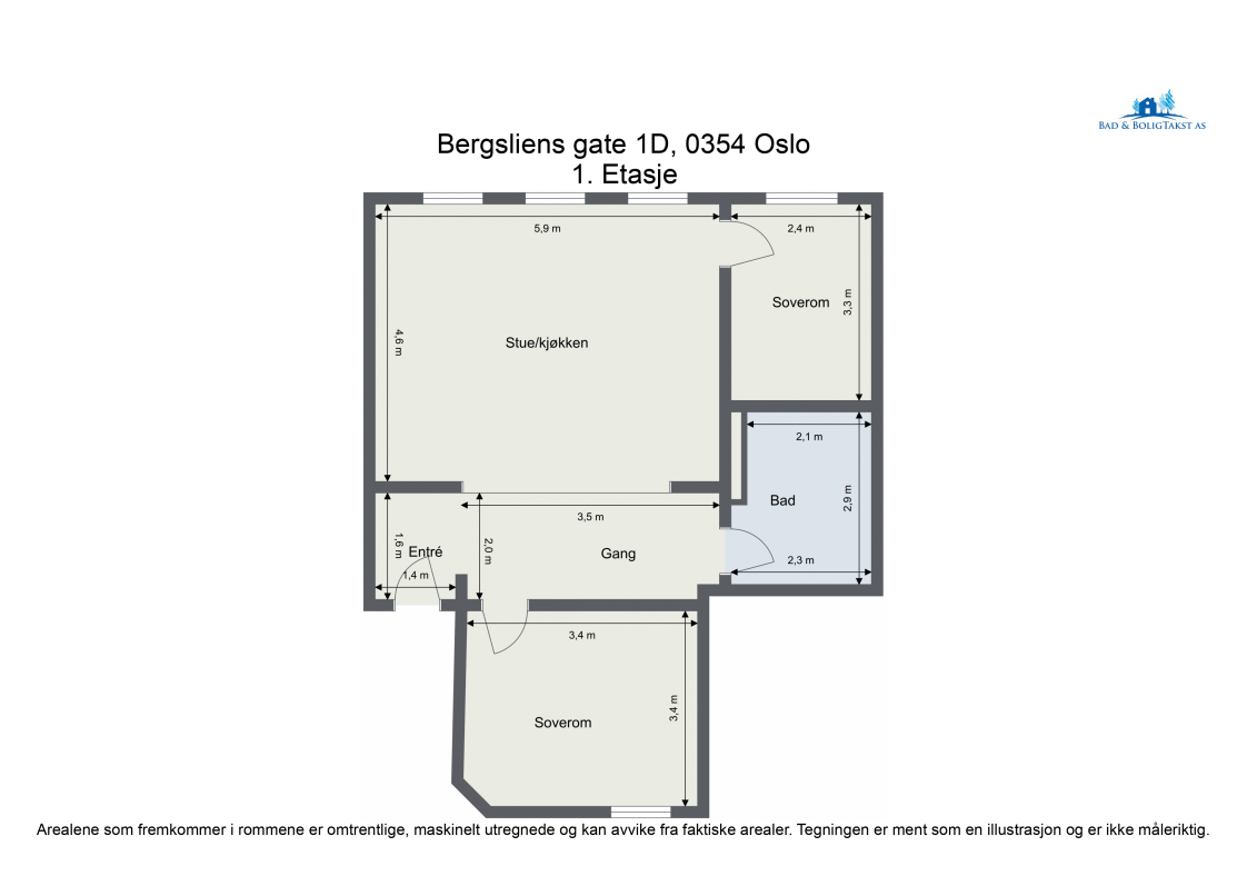 Plantegning Galleribilde