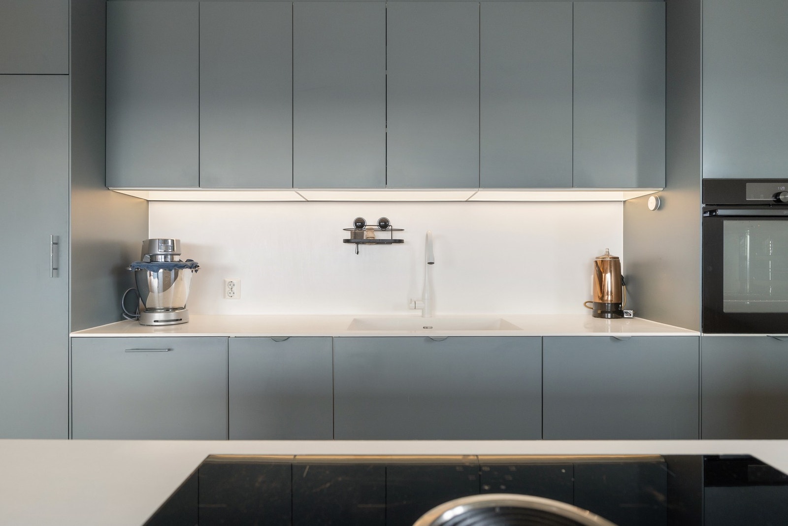 Meget påkostet Corian-benkeplater. Galleribilde