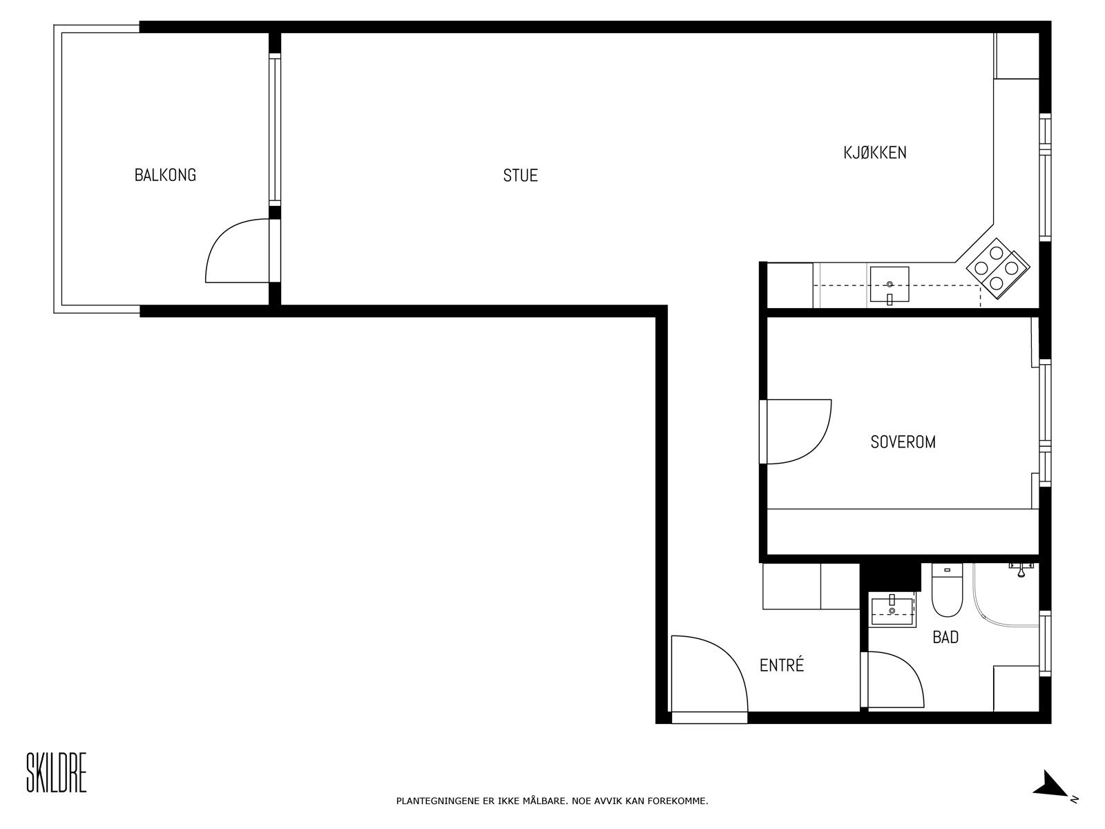 Plantegning Galleribilde