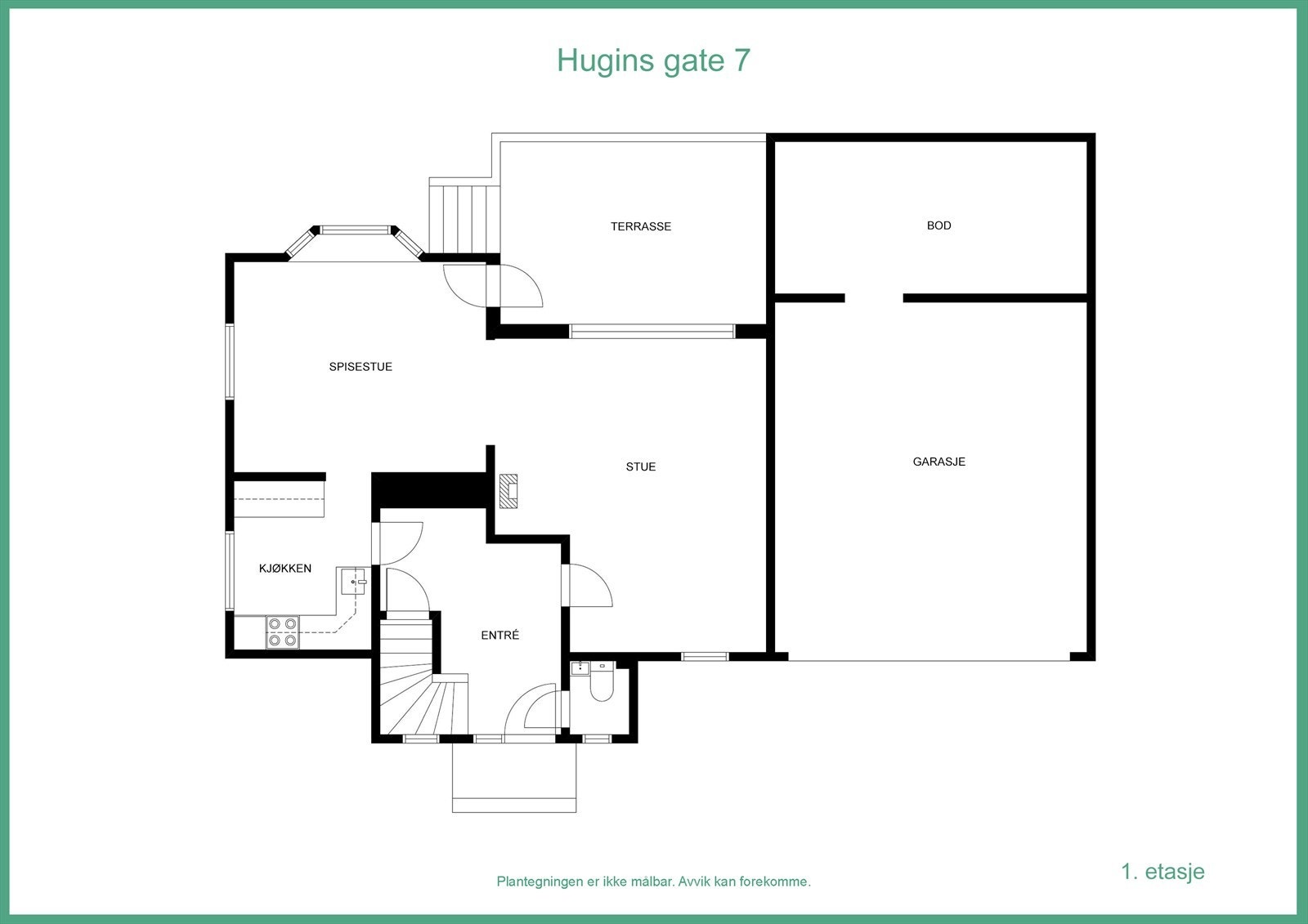 Plantegning Galleribilde