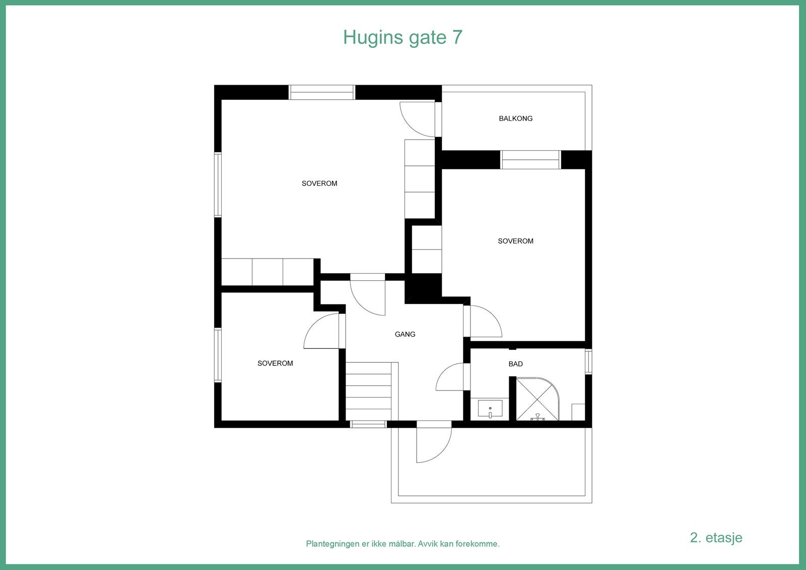 Plantegning Galleribilde