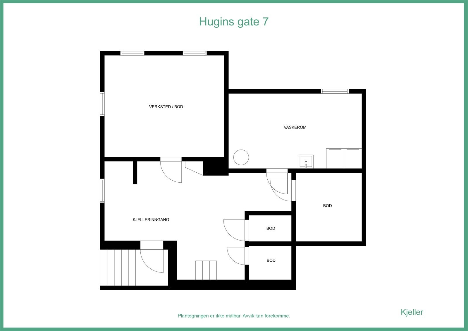 Plantegning Galleribilde