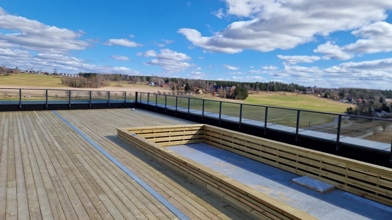 Felles takterrasse - fantastisk utsikt! Galleribilde