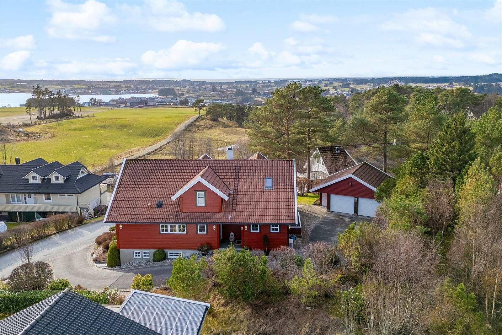 Dronebilde Galleribilde