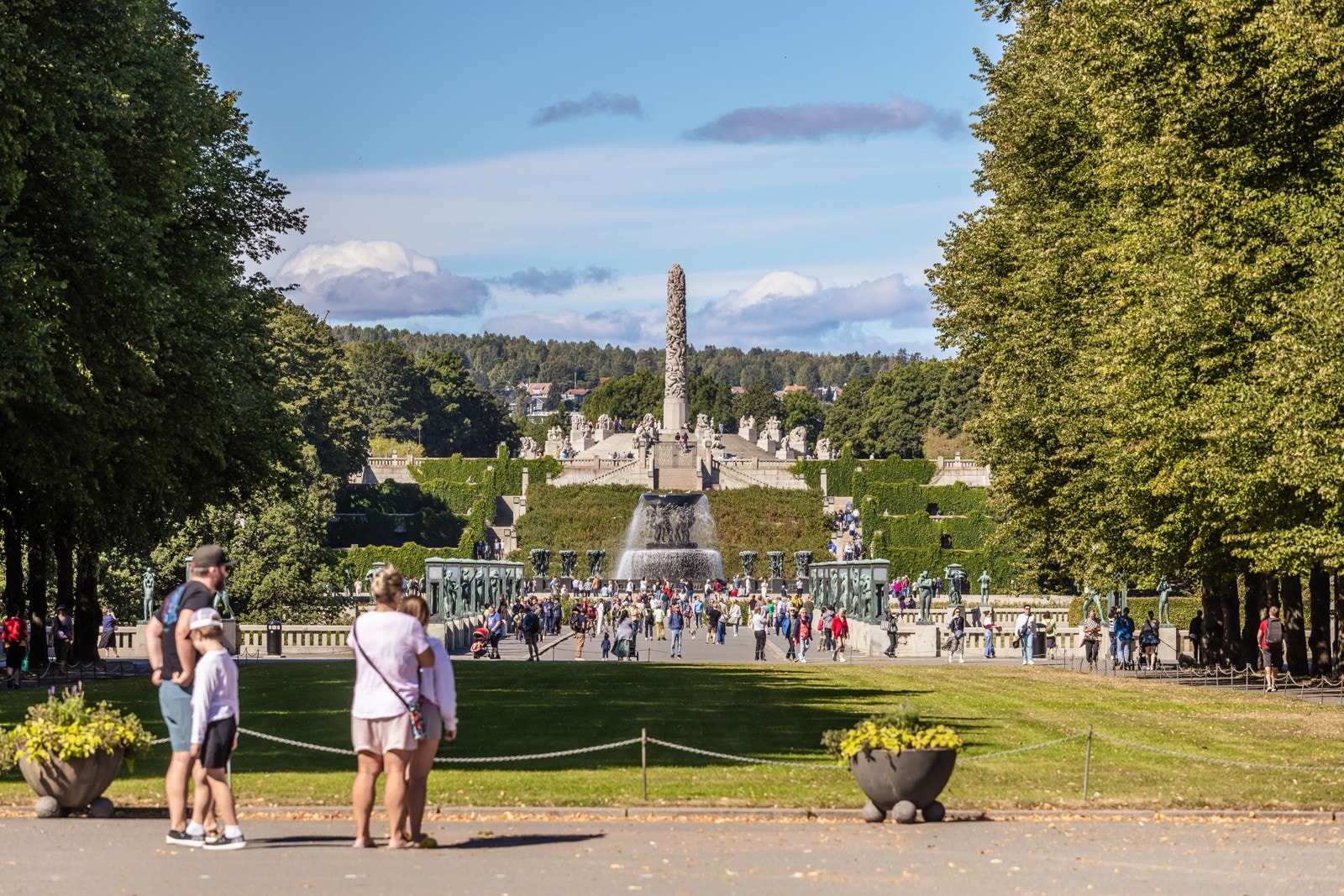 Vakre Frognerparken ligger en kort spasertur unna leiligheten. Galleribilde