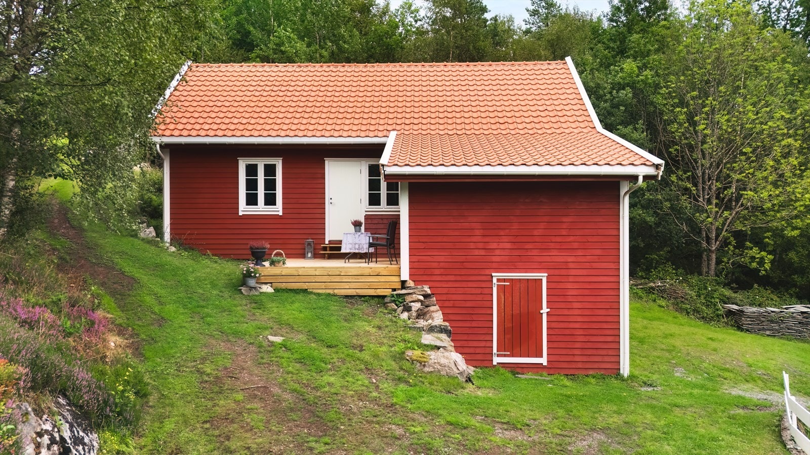 Nybygget låve fra 2024 (på opprinnelig grunnmur fra 1840/1900) Galleribilde