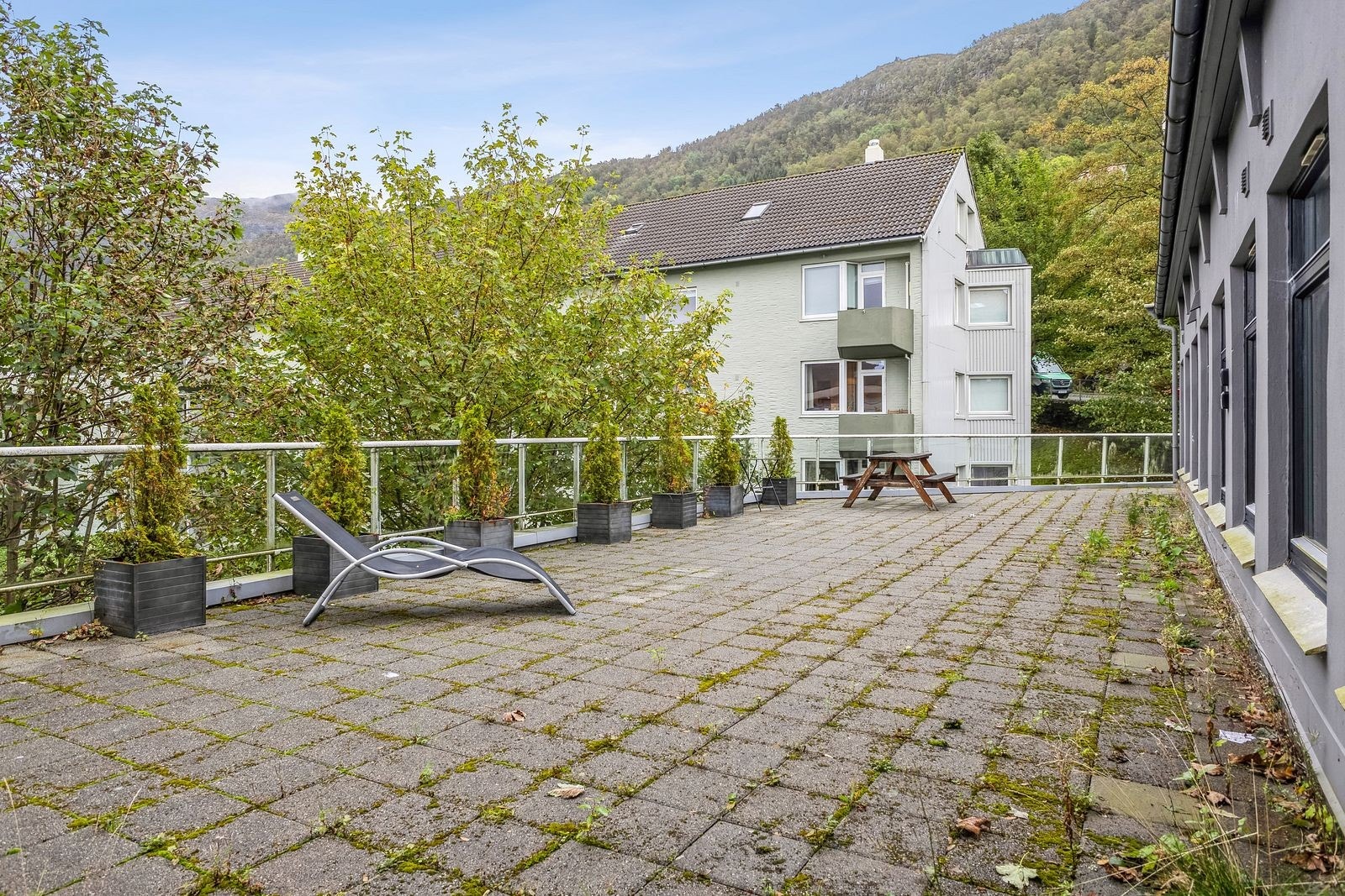 Felles takterasse for beboerne i Landåslien 2. Galleribilde