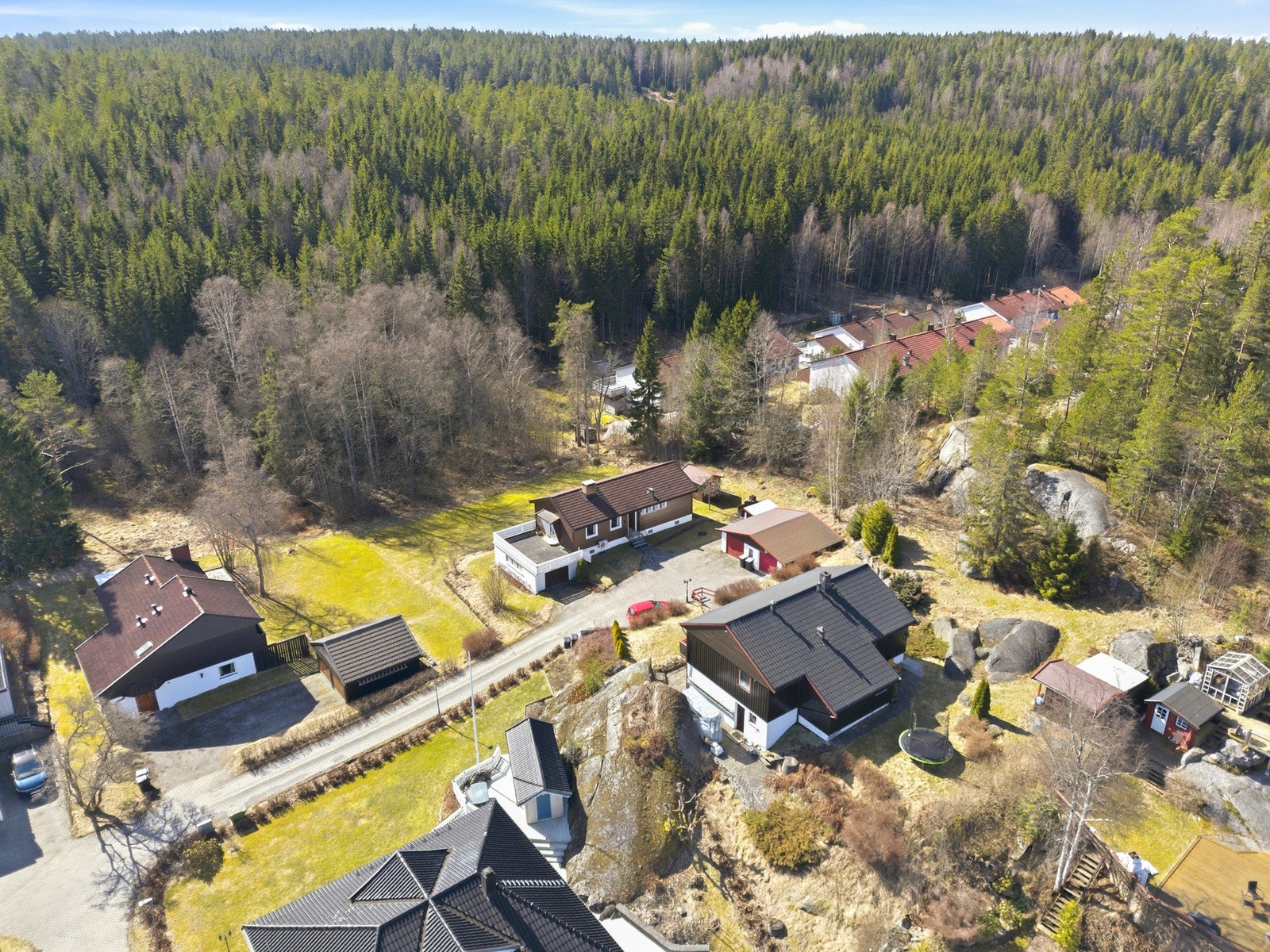 Boligen ligger i et rolig område. Galleribilde