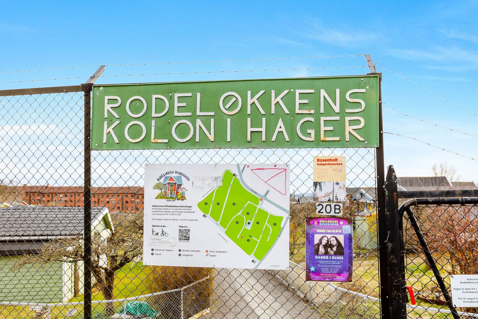 Nærhet til grønne omgivelser som Rodeløkkens kolonihager. Galleribilde