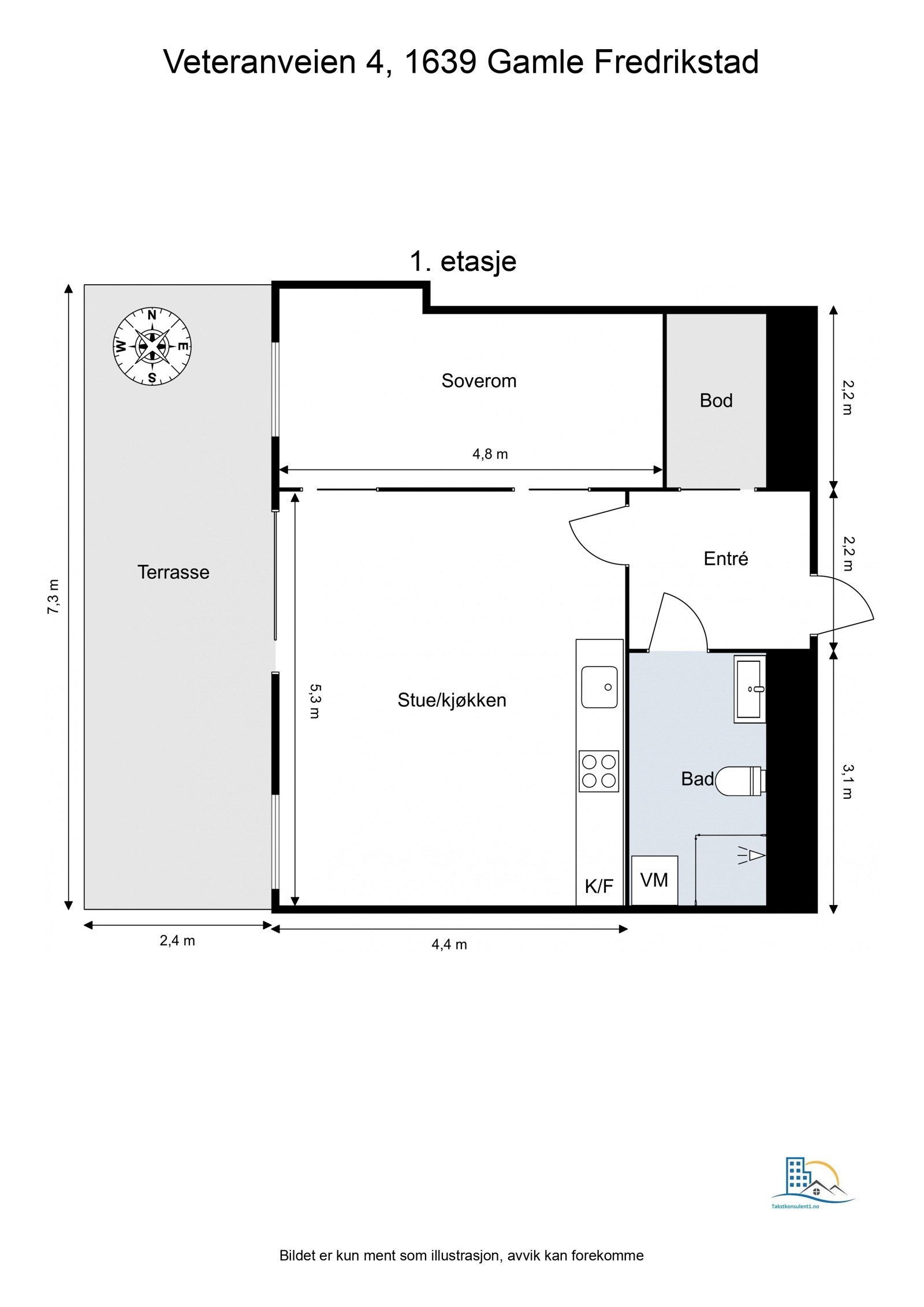 Plantegning Galleribilde