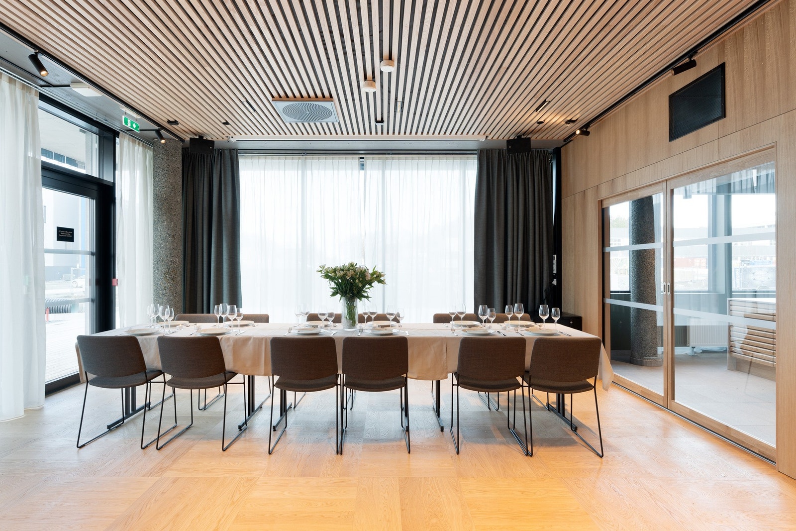 Leiligheten er en del av pluss konsept som gir fri tilgang til møterom, gjestehybel, treningsrom, badstue m.m. Galleribilde