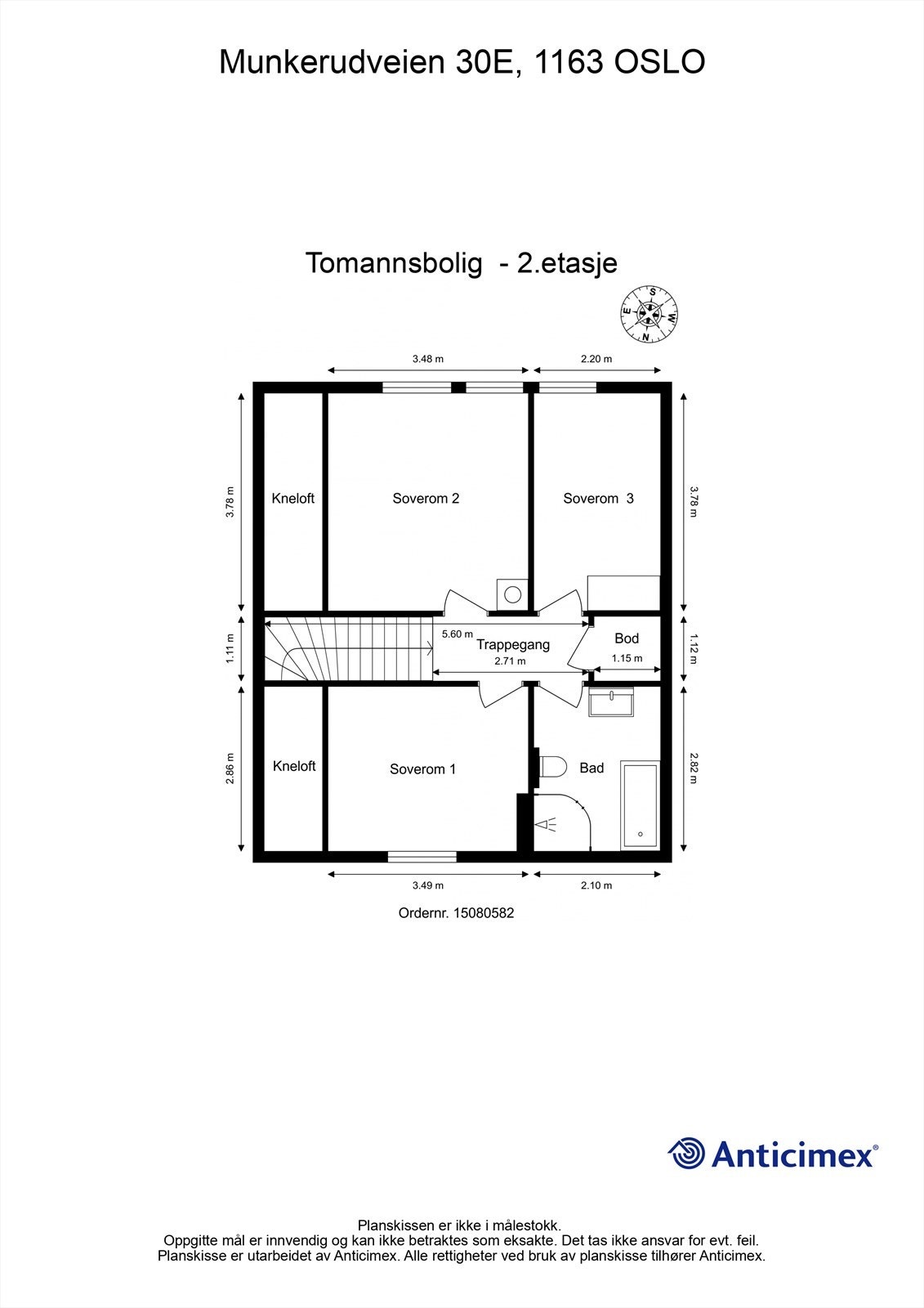 Plantegning - 2. etasje Galleribilde