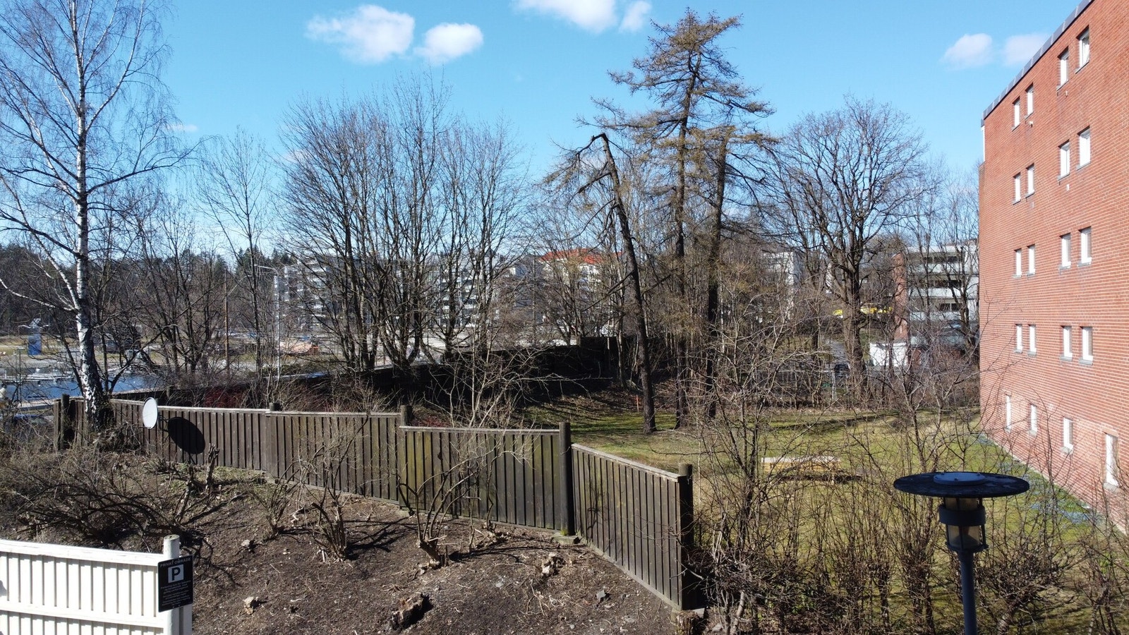 Utsikt fra terrasse. Galleribilde
