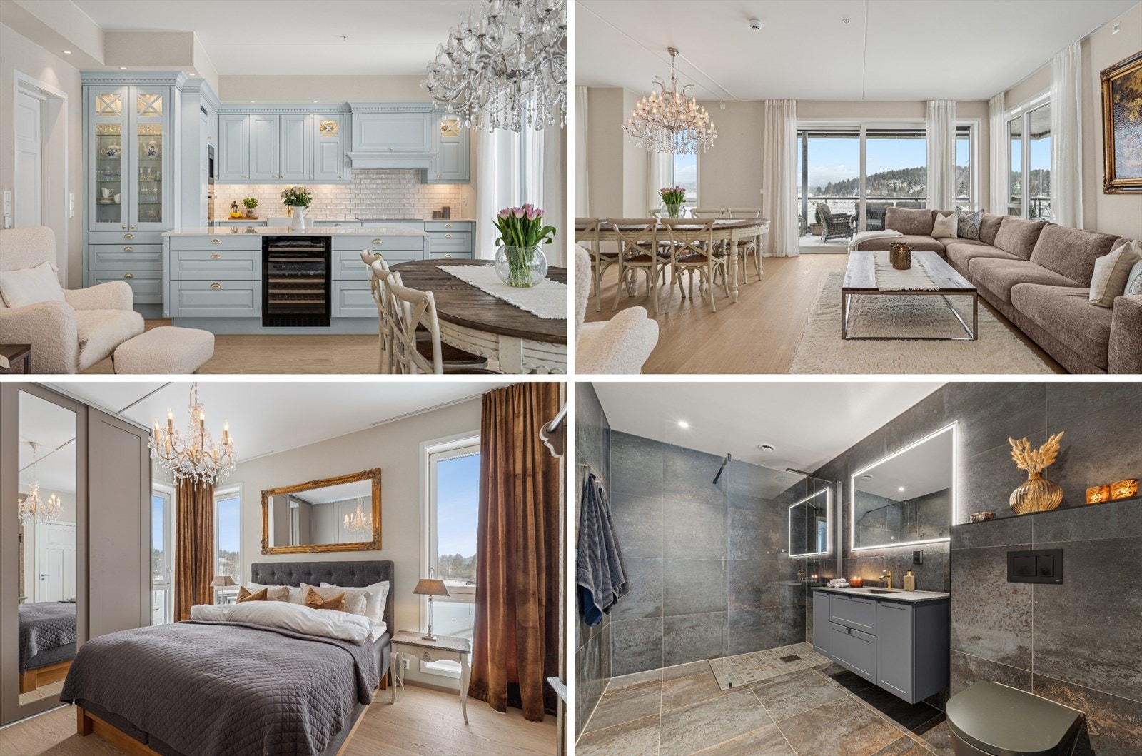 Velkommen til Laboratorieveien 2C! En oppgradert 4-roms med nydelig utsikt og gode solforhold. Galleribilde