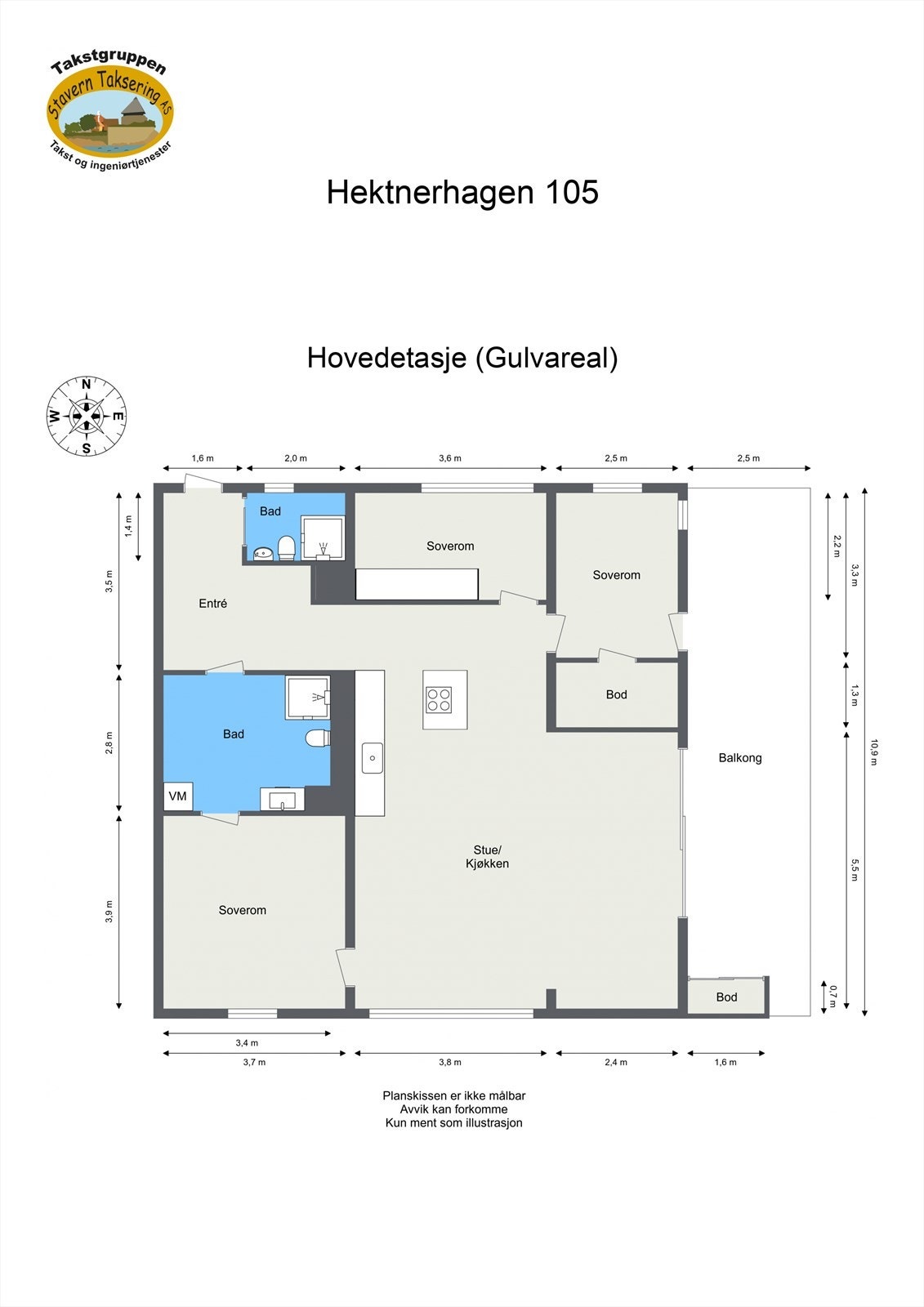 Plantegning Galleribilde
