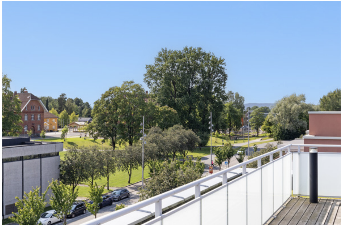 GOD UTSIKT OVER VAKRE ÅS Galleribilde