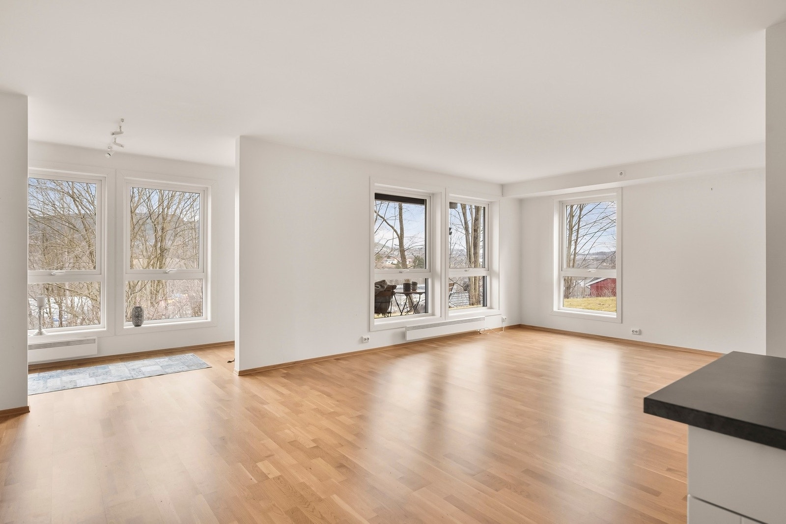Stuen har naturlig inndelte soner Galleribilde