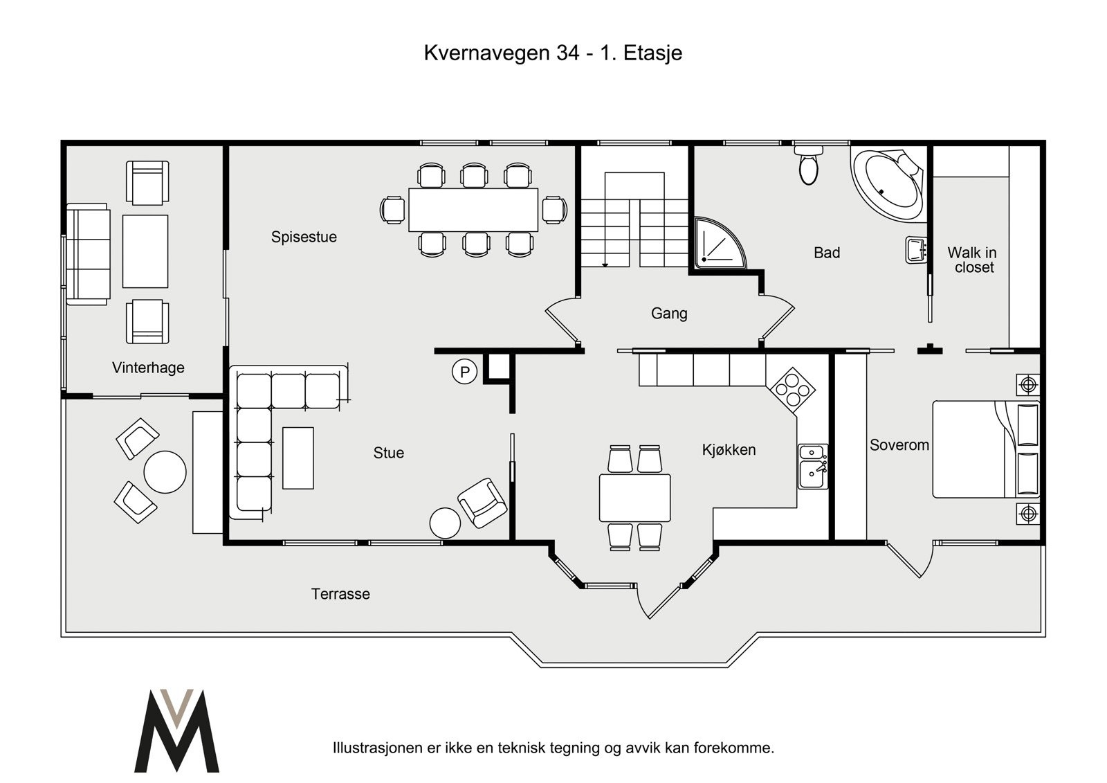 - Plantegning 2. etasje - Galleribilde
