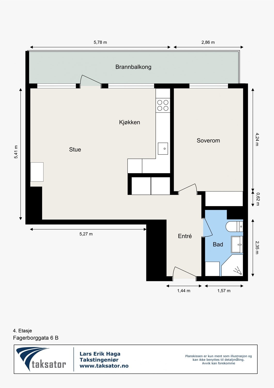 Plantegning Galleribilde