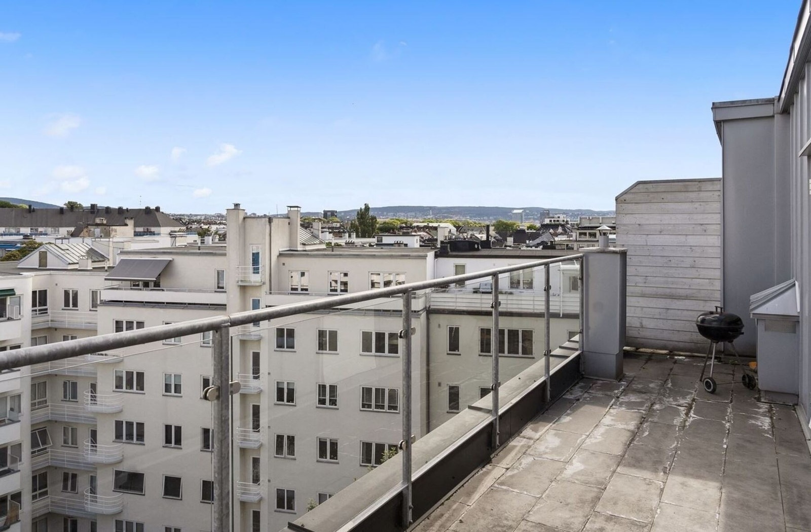 Sameiet har en fantastisk felles takterrasse. Galleribilde