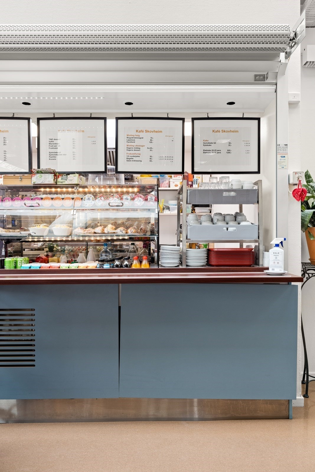 Egen kafeteria hvor beboerne kan kjøpe rimelig mat Galleribilde