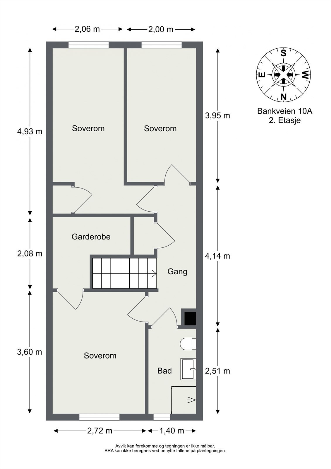 Plantegning 2. etasje Galleribilde