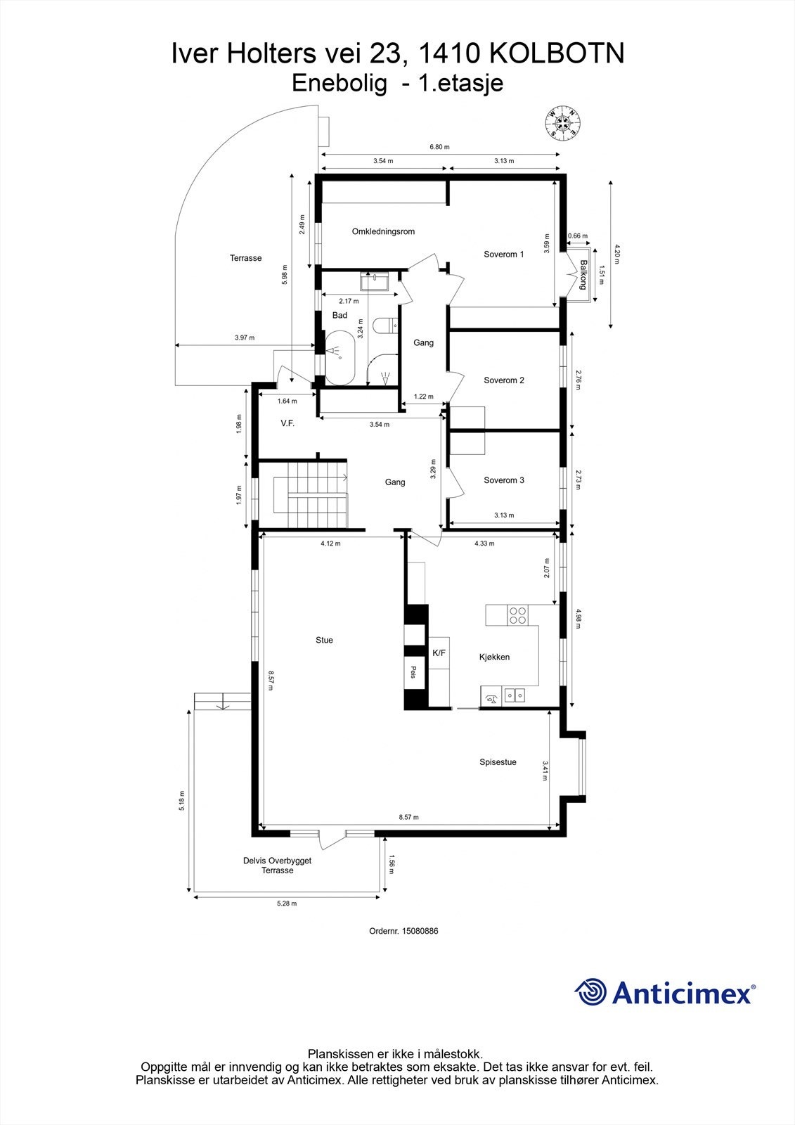 Plantegning 1.etasje Galleribilde