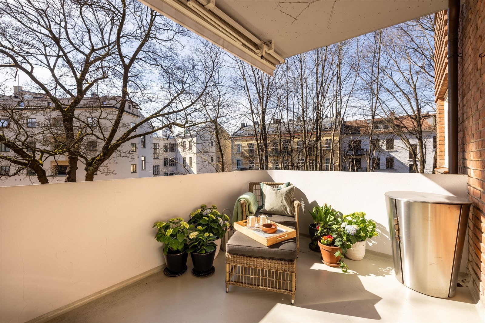 Perfekt sted å nyte morgenkaffen. Galleribilde