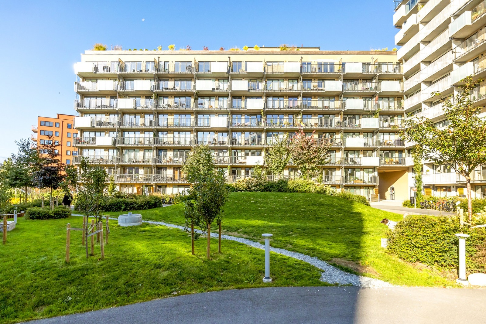 Velkommen til Ulven Park Borettslaget med egen gartner i sommerhalvåret. Galleribilde